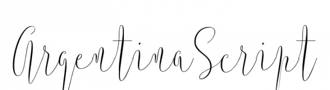 ArgentinaScript  Frei Schriftart Herunterladen