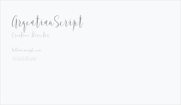 ArgentinaScript Business Card