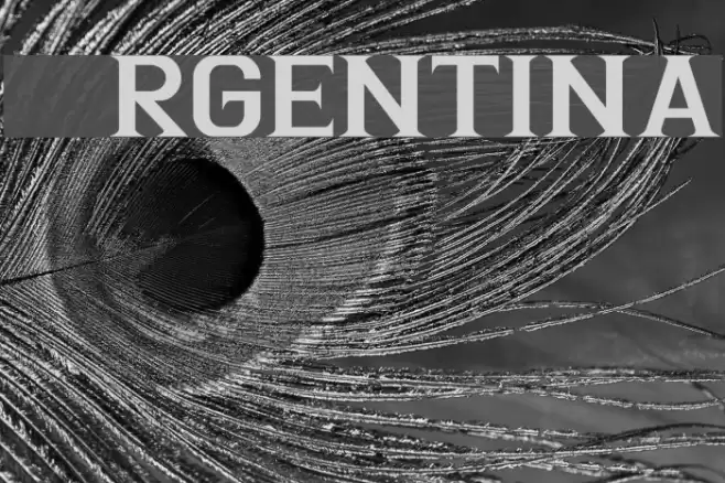 Argentina Font examples