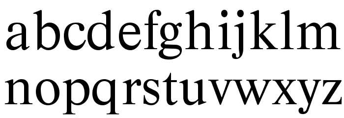 ArgentineOpti-One Font LOWERCASE