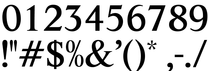 ArgentineOpti-Two Font OTHER CHARS