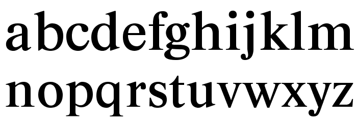 ArgentineOpti-Two Font LOWERCASE