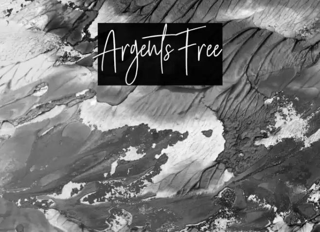 Argents Free Font examples