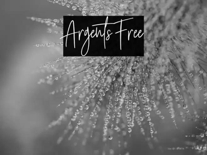 Argents Free Font examples