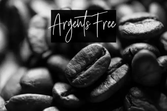 Argents Free Font examples