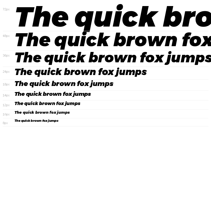 Argentum Novus Black Italic Waterfall