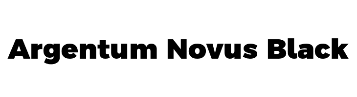 Argentum Novus Black  Frei Schriftart Herunterladen