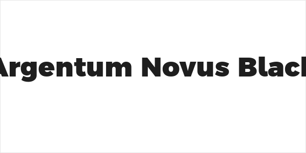 Argentum Novus Black Logo