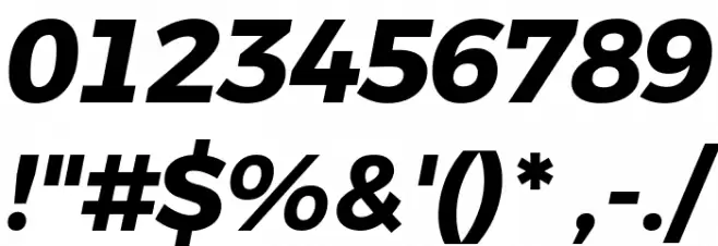 Argentum Novus Bold Italic Font OTHER CHARS