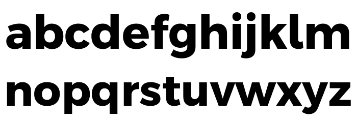 Argentum Novus Bold Font LOWERCASE