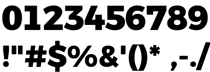Argentum Novus ExtraBold Font OTHER CHARS