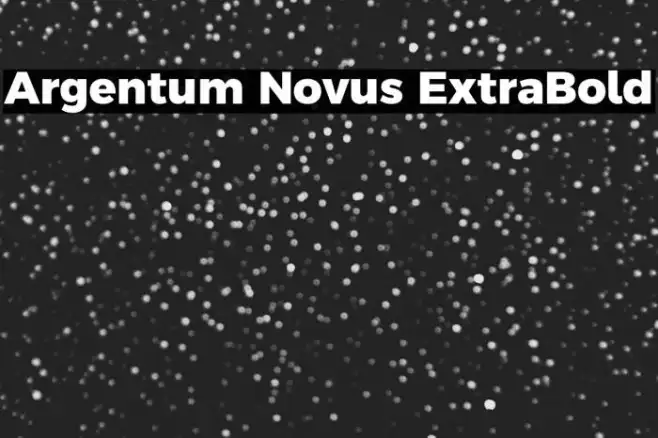 Argentum Novus ExtraBold Example 2