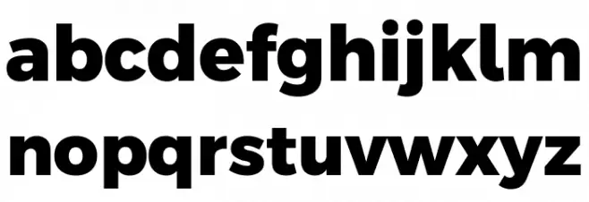 Argentum Novus ExtraBold 字体 小写