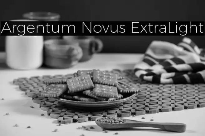 Argentum Novus ExtraLight Example 3