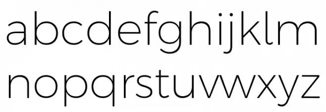Argentum Novus ExtraLight خط أحرف صغيرة