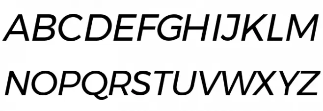 Argentum Novus Italic Font Litere mari