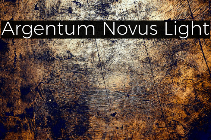 Argentum Novus Light Example 2