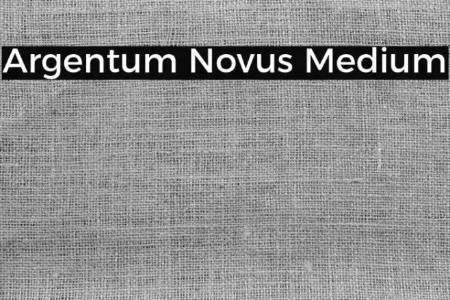 Argentum Novus Medium Example 3