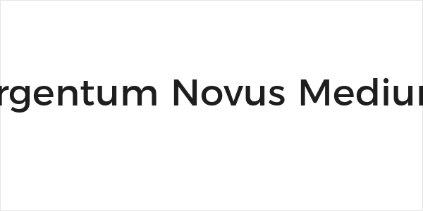 Argentum Novus Medium Logo