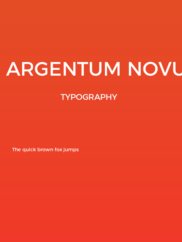 Argentum Novus Medium Poster