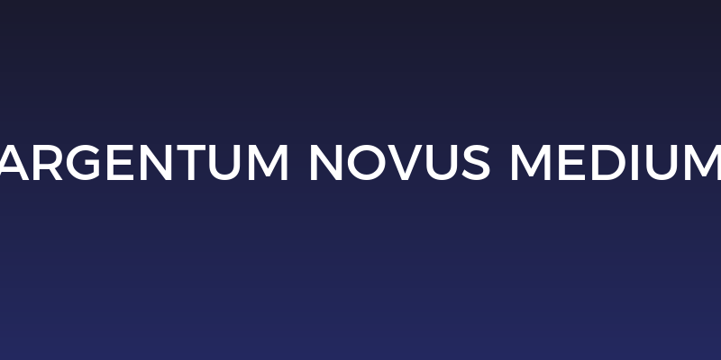 Argentum Novus Medium Social Header