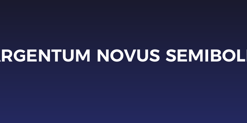 Argentum Novus SemiBold Social Header