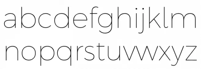 Argentum Novus Thin Fuentes MINÚSCULAS