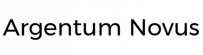 Argentum Novus  les polices de caractères gratuit tlcharger