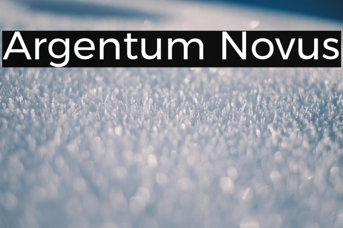 Argentum Novus Example 1