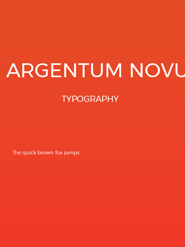 Argentum Novus Poster