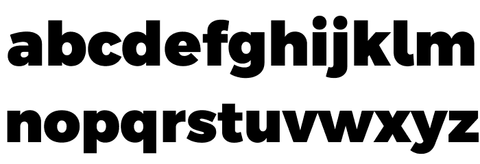 Argentum Sans Black Font LOWERCASE