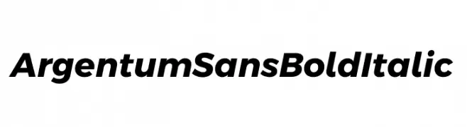 Argentum Sans Bold Italic  नि: शुल्क फ़ॉन्ट्स डाउनलोड