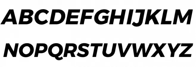 Argentum Sans Bold Italic フォント 大文字