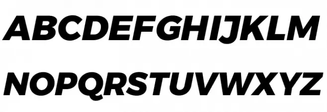 Argentum Sans ExtraBold Italic 字体 大写
