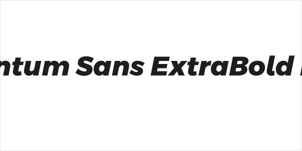 Argentum Sans ExtraBold Italic Logo