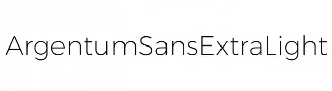 Argentum Sans ExtraLight  नि: शुल्क फ़ॉन्ट्स डाउनलोड