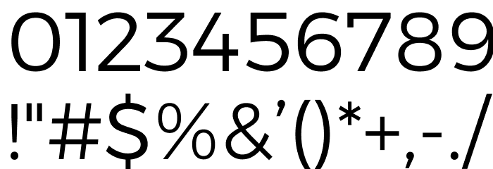 Argentum Sans Light Font OTHER CHARS