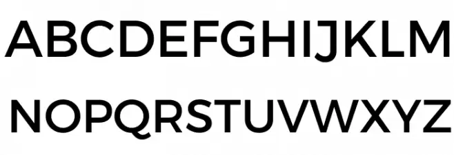 Argentum Sans Font Litere mari