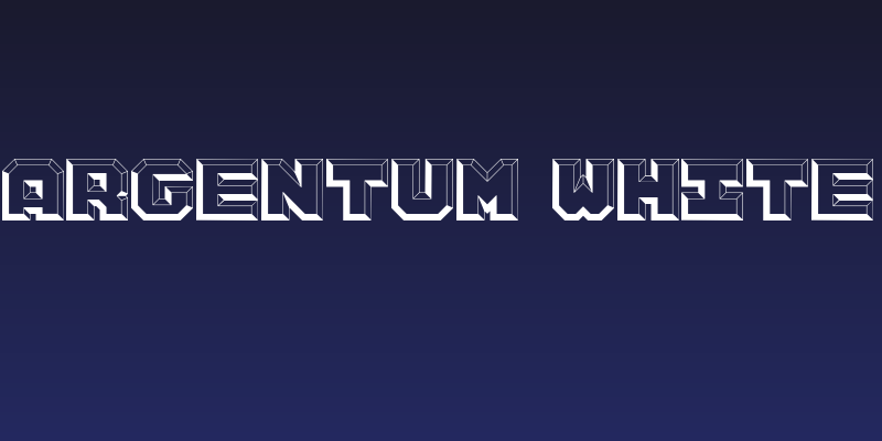 Argentum White Social Header