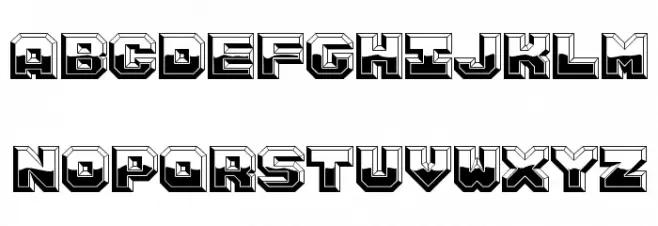 ArgentumShine Fonte MAIÚSCULAS
