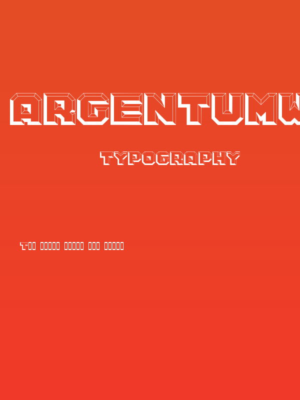 ArgentumWhite Poster
