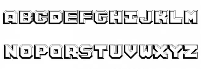 ArgentumWhite Caratteri MINUSCOLO