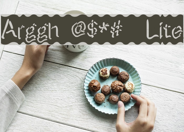 Arggh @$*# Lite Font examples