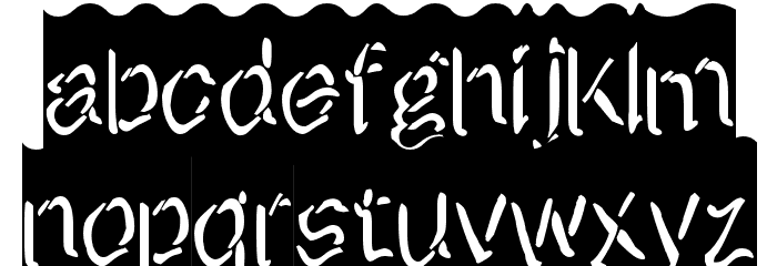 Arggh @$*# Lite Font LOWERCASE