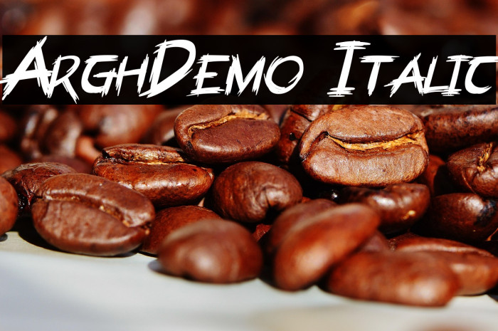 ArghDemo Italic Example 1