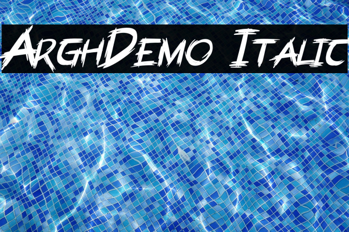 ArghDemo Italic Example 3