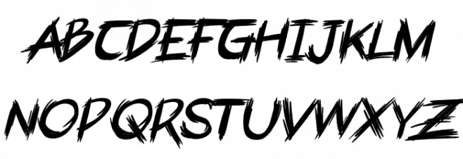 ArghDemo Italic Fuentes MINÚSCULAS