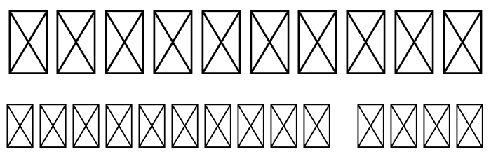 ArghDemo Font OTHER CHARS
