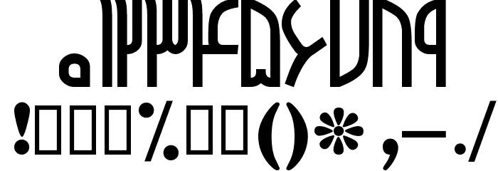 Arghawaan Font OTHER CHARS