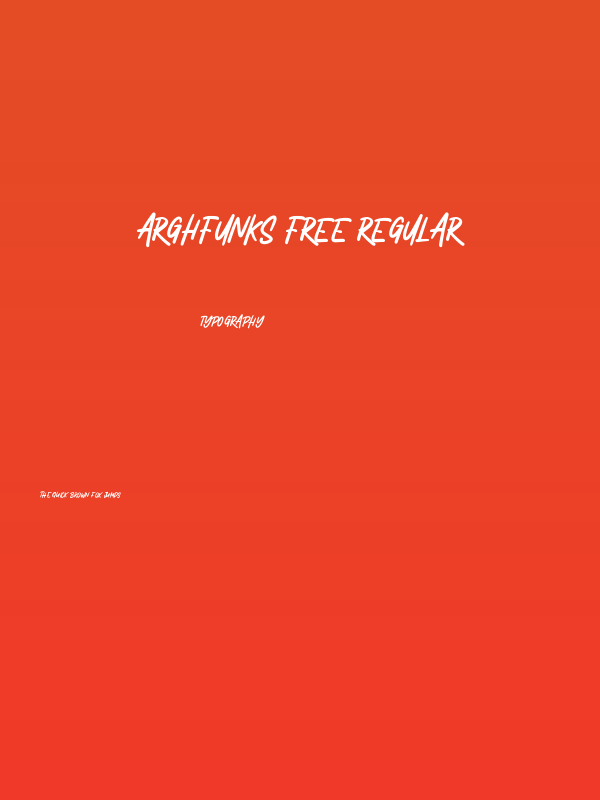 Arghfunks Free Regular Poster